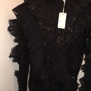 A dressy large top one piece